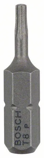 Bosch Accessories 2607001601 Sechsrund-Bit T 8 extra hart C 6.3 3 St.