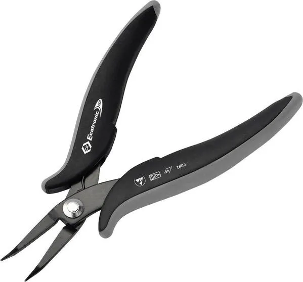 C.K T3892 ESD Spitzzange 45° gebogen 152 mm C.K Tools