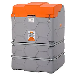 Schmierstofftank CUBE, Outdoor Premium, mit Klappdeckel, Volumen 2500 l. CEMO