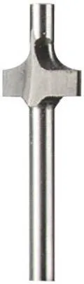 Dremel 2615061532 Abrundfräser HSS 9.5 mm Schaftdurchmesser 3.2 mm