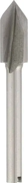 Dremel 2615064032 Nutfräser HSS 6.4 mm Schaftdurchmesser 3.2 mm
