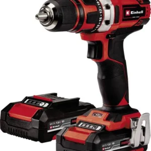 Einhell Power X-Change TE-CD 18/40-1 Li (2x1,5 Ah) 4513939 Akku-Bohrschrauber 18 V 1500 mAh Li-Ion inkl. 2. Akku, inkl.