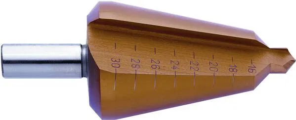 Exact 50104 Schälbohrer 4 - 31 mm HSS TiN 3-Flächenschaft 1 St.