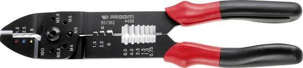 Facom 449B Crimpzange Isolierte Kabelschuhe, Isolierte Kabelverbinder 1.5 bis 6 mm²