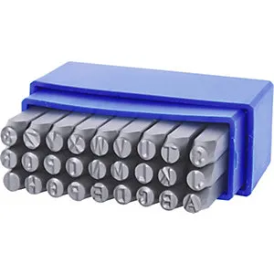 Buchstaben-Prägestempel-Satz, 27 Teile, - Z. KS Tools