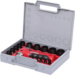 Ring-Stanzeisen-Satz, 16 Teile, Chrom Vanadium. KS Tools