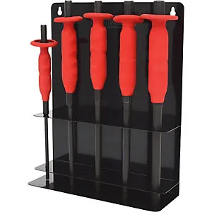 Splintentreibersatz 5-tlg, Ø 6 - 14 mm, mit Handschutzgriff. KS Tools