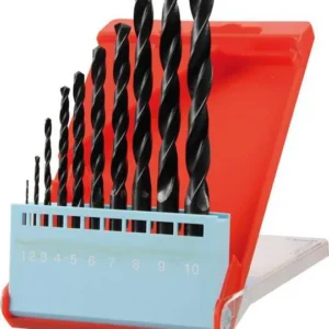 kwb 421340 HSS Metall-Spiralbohrer-Set 10teilig DIN 338 Zylinderschaft 1 St.