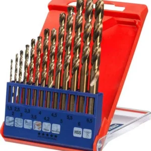 kwb 421600 HSS-Co Metall-Spiralbohrer-Set 13teilig M35 DIN 338 Zylinderschaft 1 St.