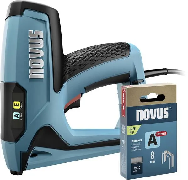 Novus Tools 031-0371 Elektrotacker Klammerntyp Typ 53 Klammernlänge 6 - 14 mm Novus Tools