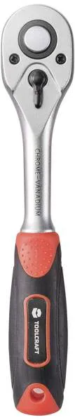 TOOLCRAFT TO-7726191 Umschaltknarre 1/4" (6.3 mm) 138 mm