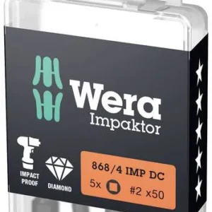 Wera Vierkant-Bit 2 F 6.3 5 St.