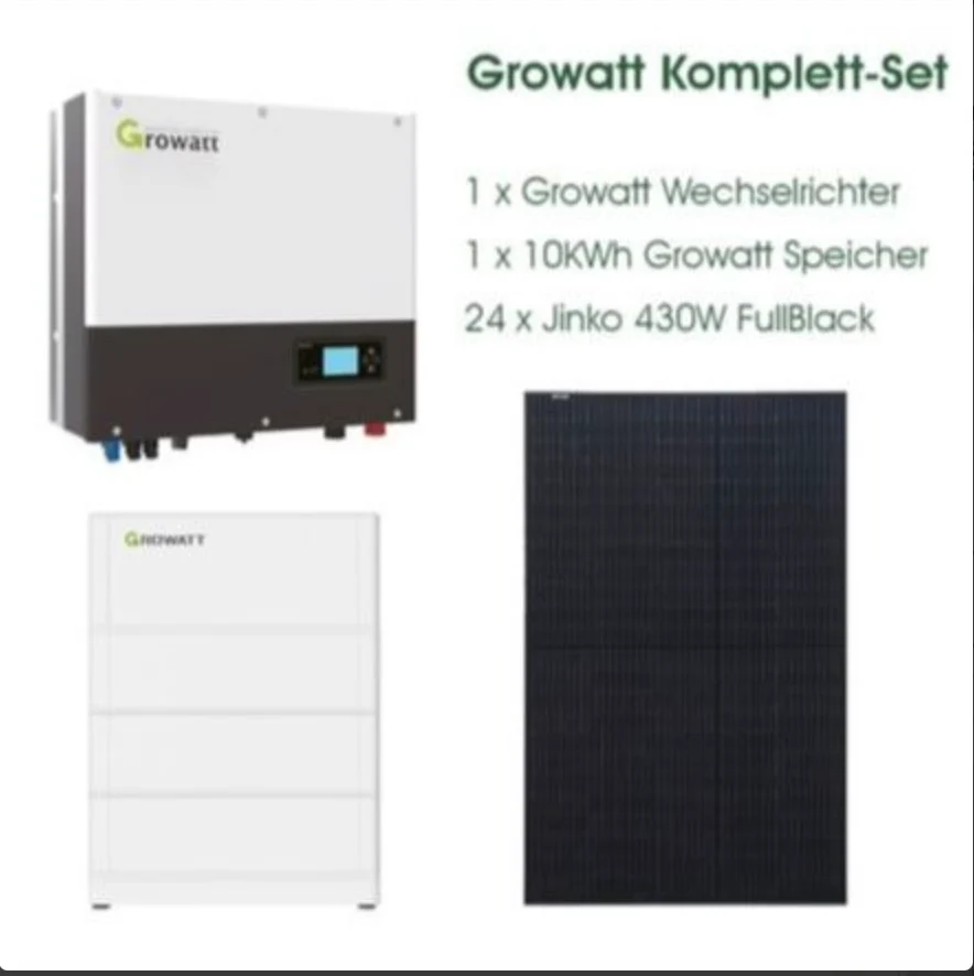 10KW Komplettsystem inkl. 10,24kWh Speicher und inkl. Lieferung deutschlandweit