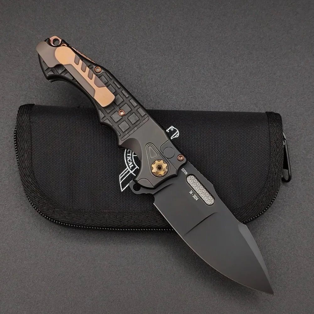 ADV Mini Pitboss 3 Titanium Frag Carbon CPM-S35VN