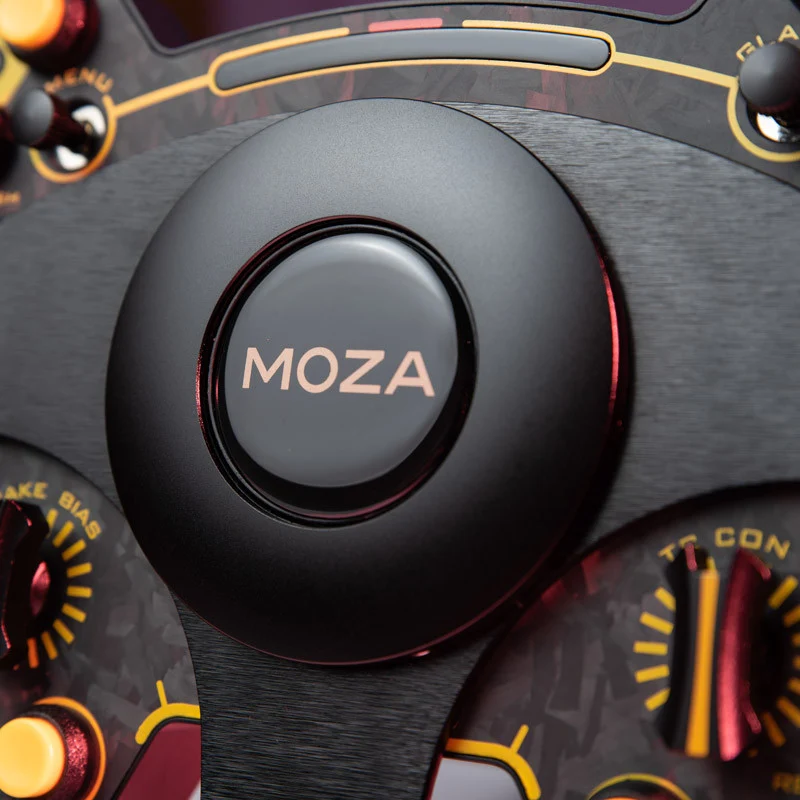 MOZA RS Lenkrad D-Form Leder