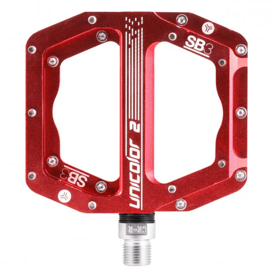 Pedale flach SB3 UNICOLOR 2 Rot