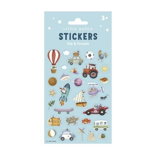 Stickerbogen Jim & Friends