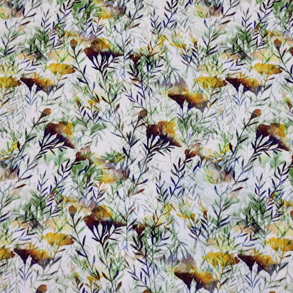 Baumwolljersey "Blumenwiese"