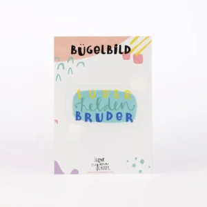 Bügelbild "Superheldenbruder"