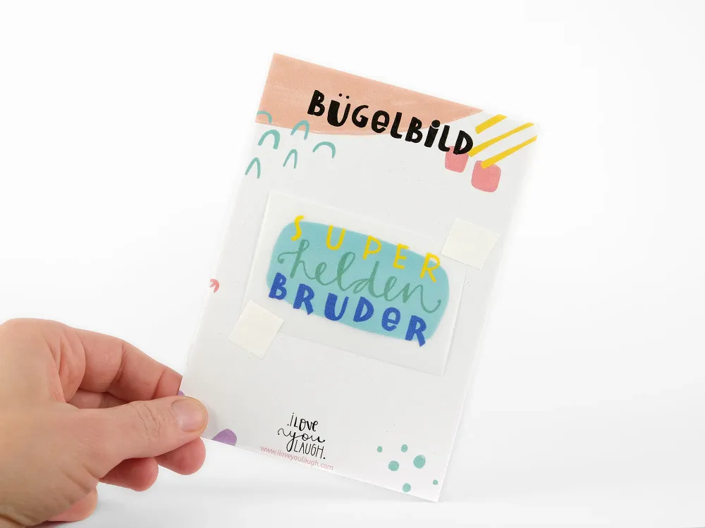 Bügelbild "Superheldenbruder"