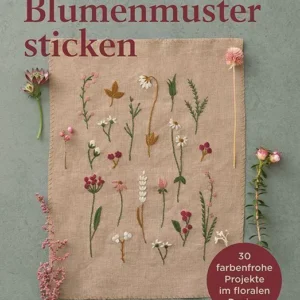 Blumenmuster sticken