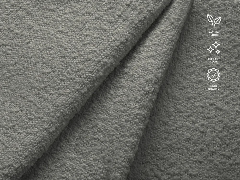 Bouclé Muse Grey Schock im Stoff