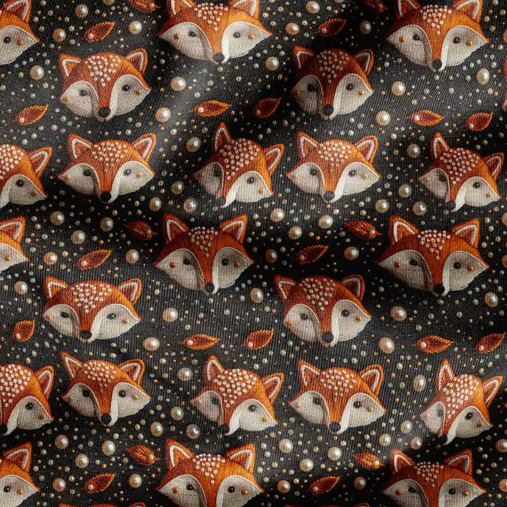 French Terry Perlenfuchs