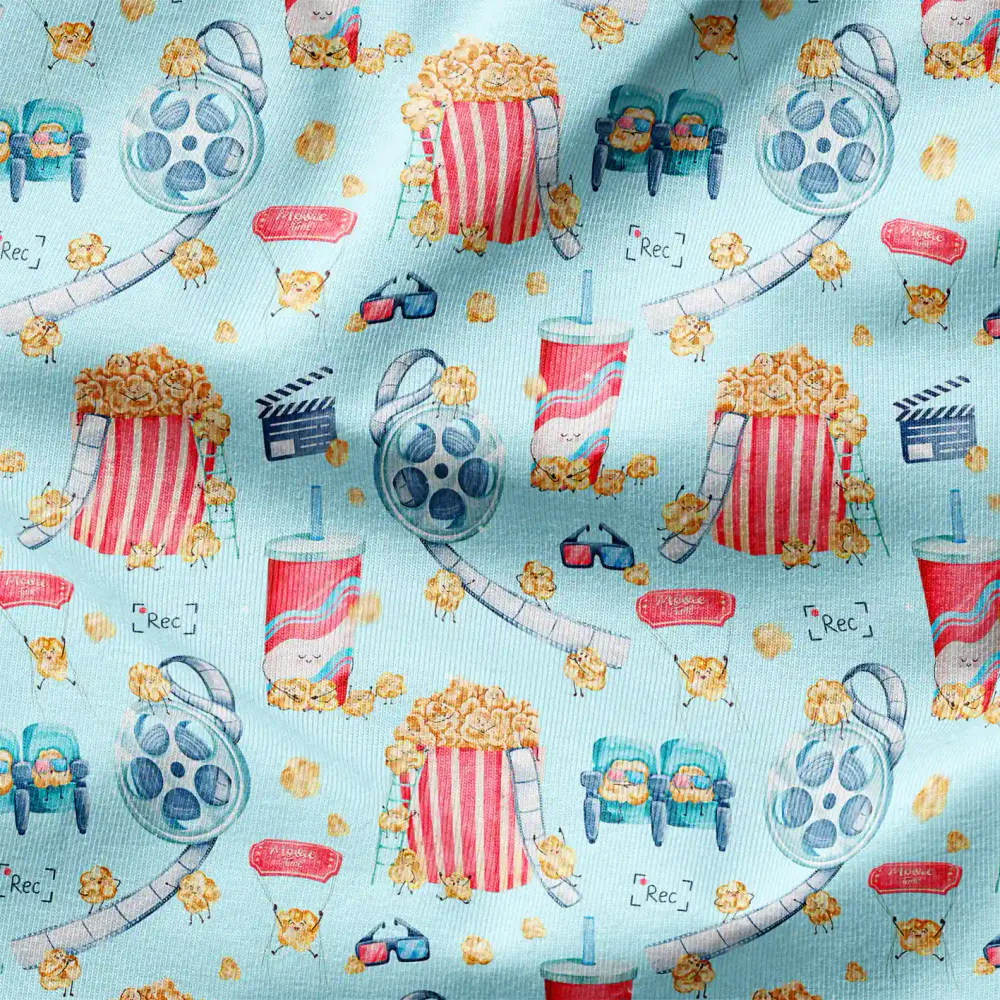 French Terry Popcorn Kinofeeling