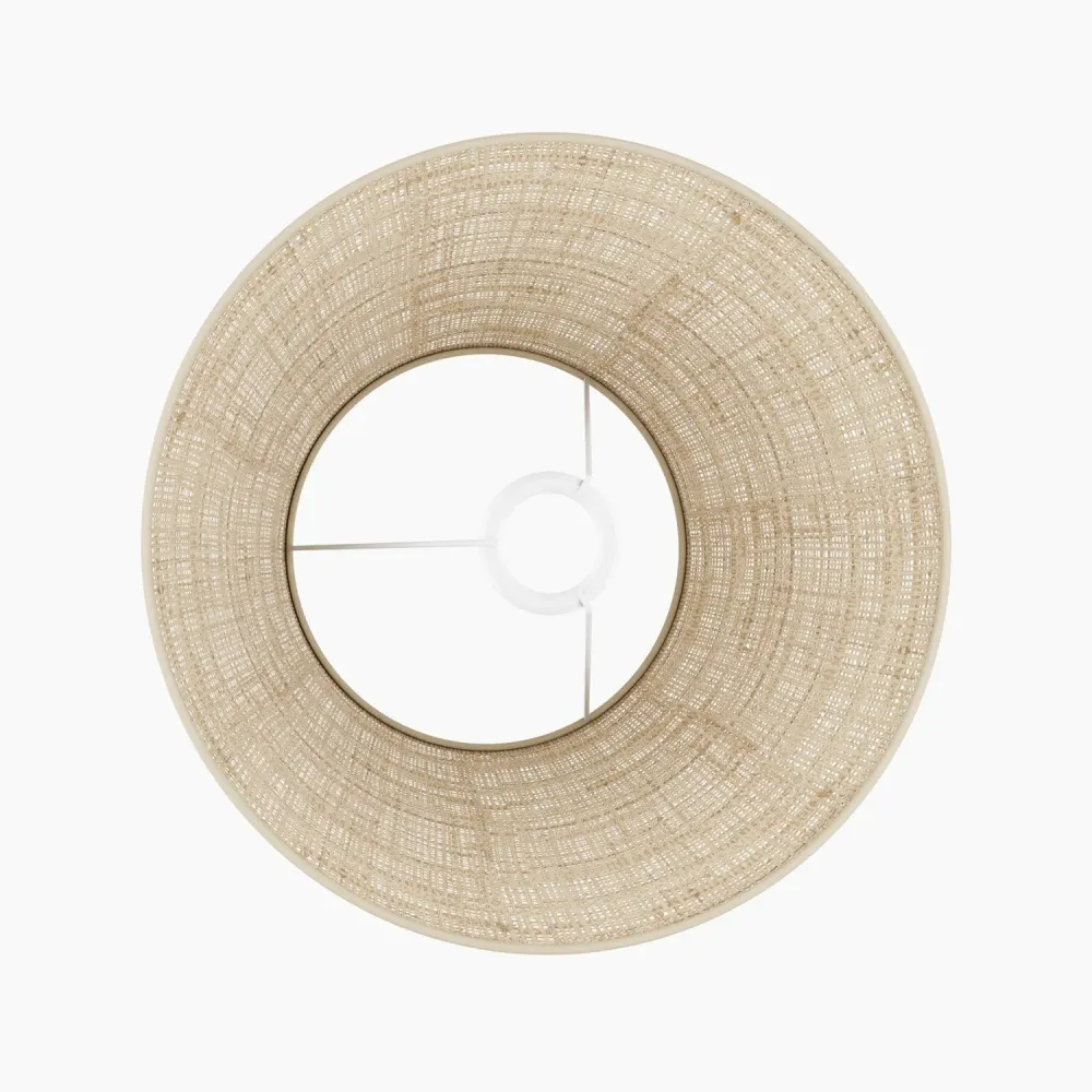 Impero M Stehlampen-Schirm aus Stoff für E27-Fassung – Made Italy – Raphia