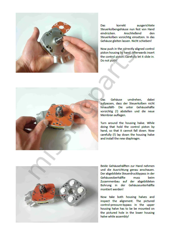 Reparaturset für Bosch 4-Zyl. K-Jetronic Mengenteiler (Alu) / Repair Set Bosch 4-Cyl. K-Jetronic (Alloy) Fuel Distributor