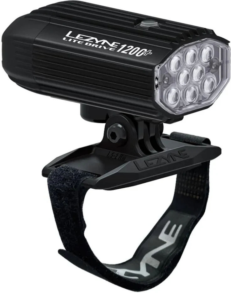 Lezyne Helmlampe Lite Drive 1200+ / Schwarz