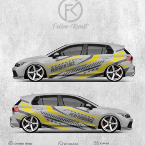 Performance Styling Foliendekor Autoaufkleber Satz Tuning #193