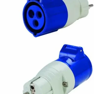 Adapter Schuko-Stecker auf CeE-Buchse