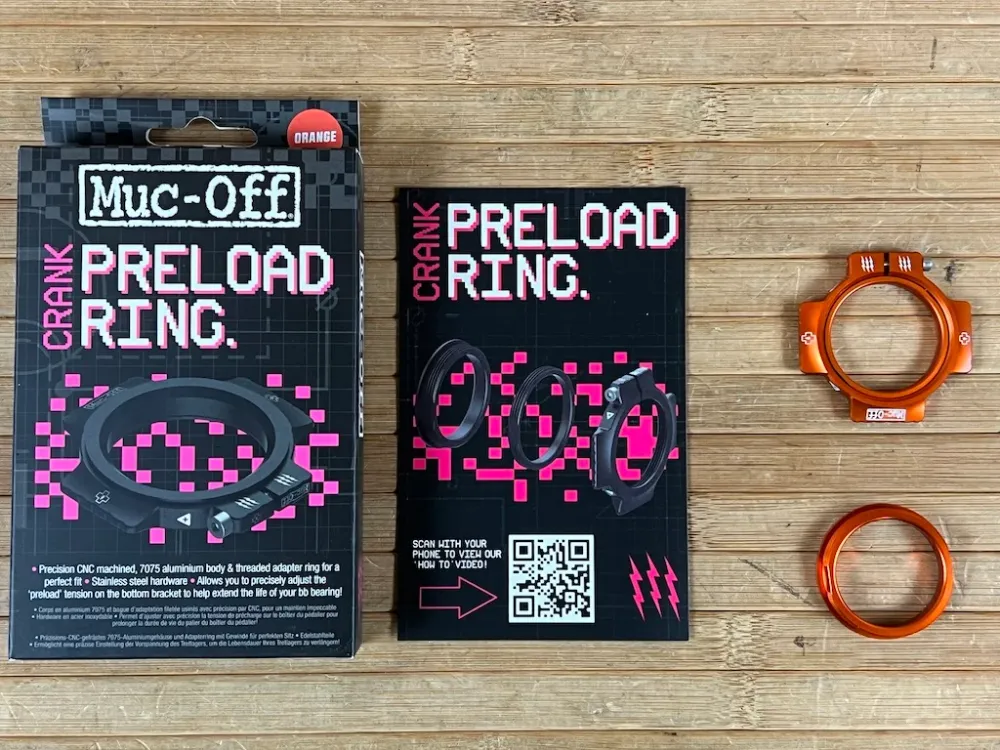 Muc Off Crank Preload Ring orange