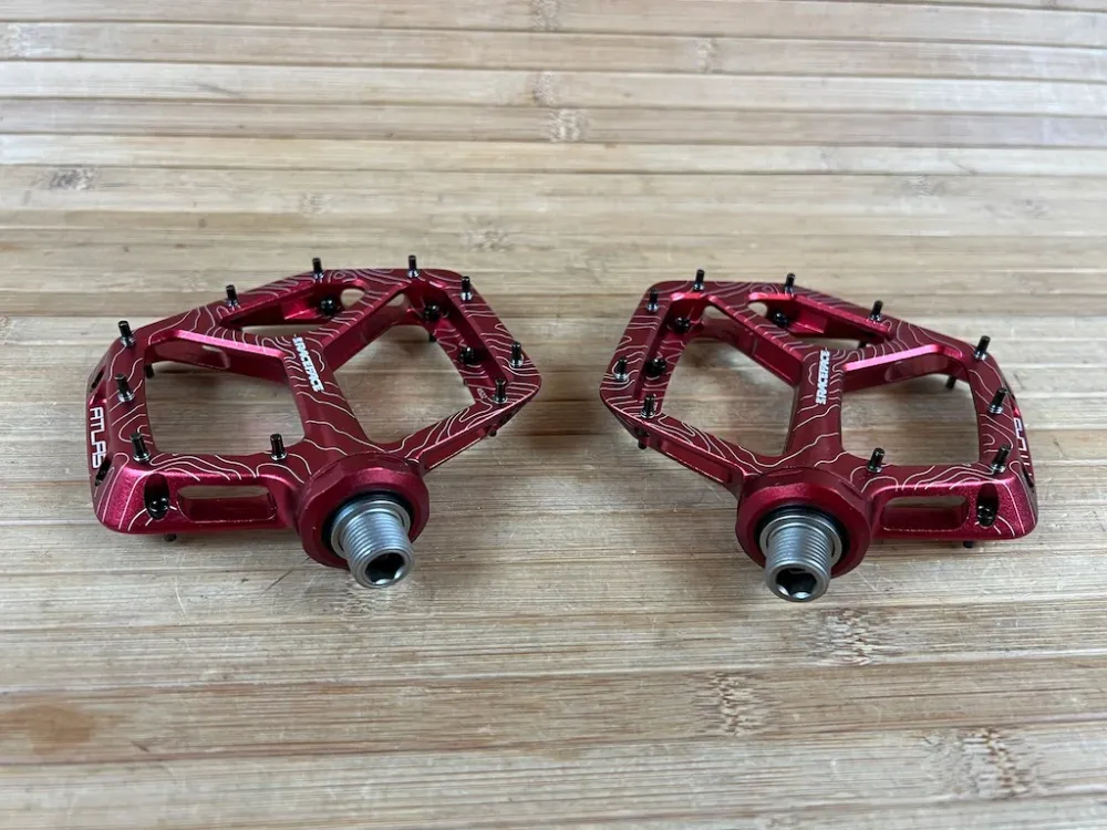 Race Face Atlas Red Plattformpedale / Pedale rot