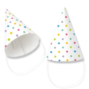 Bunte Partyhüte Sipping 6pcs