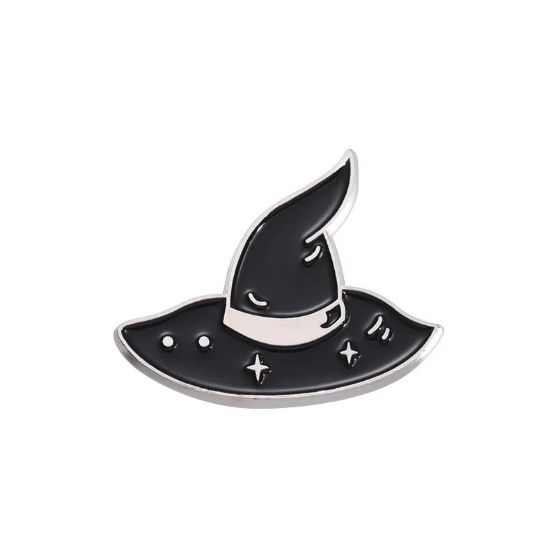 WITCH HAT ENAMEL PIN Moon Attic